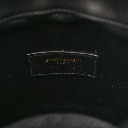 Saint Laurent Lambskin Gabby Mini Bucket Bag Black 6 of 12