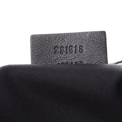 Gucci Guccissima Suede Charmy Boston Black 7 of 11