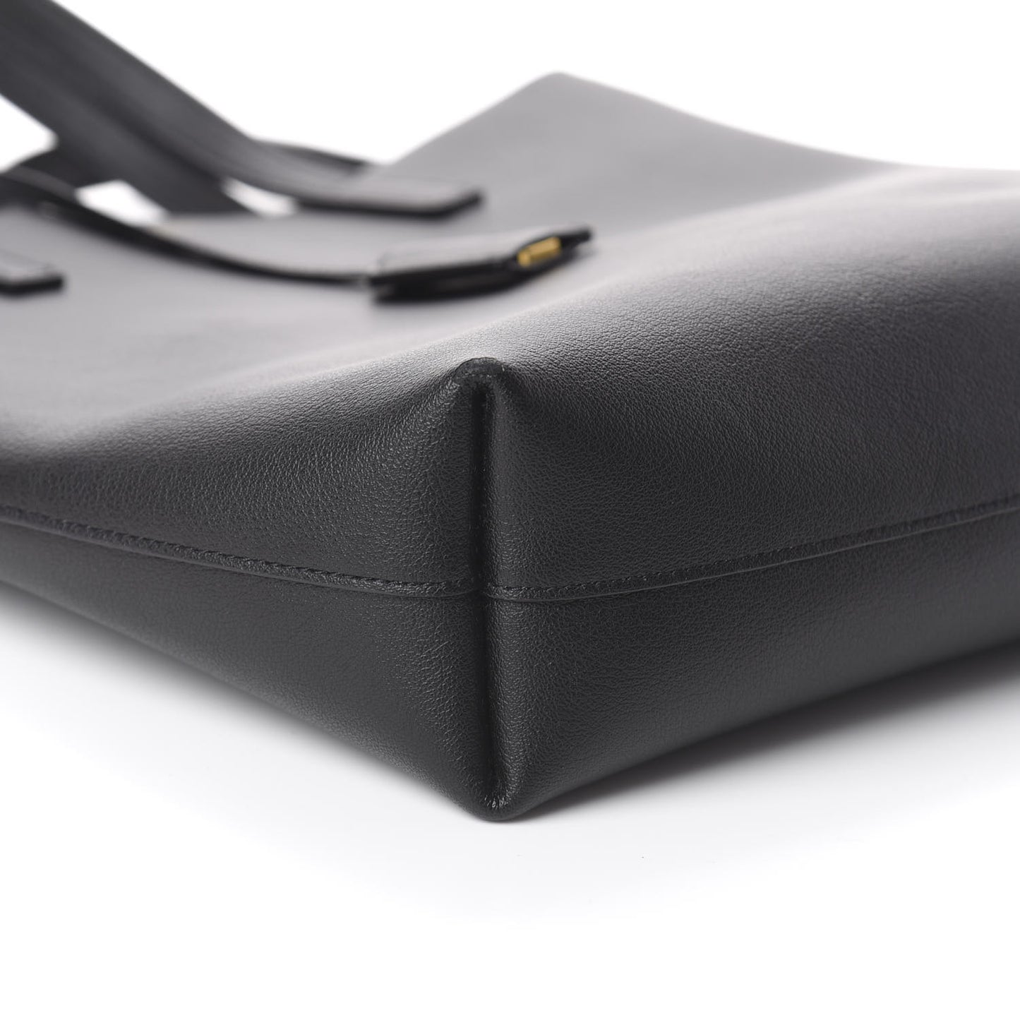 Calfskin Toy Shopping Tote Black