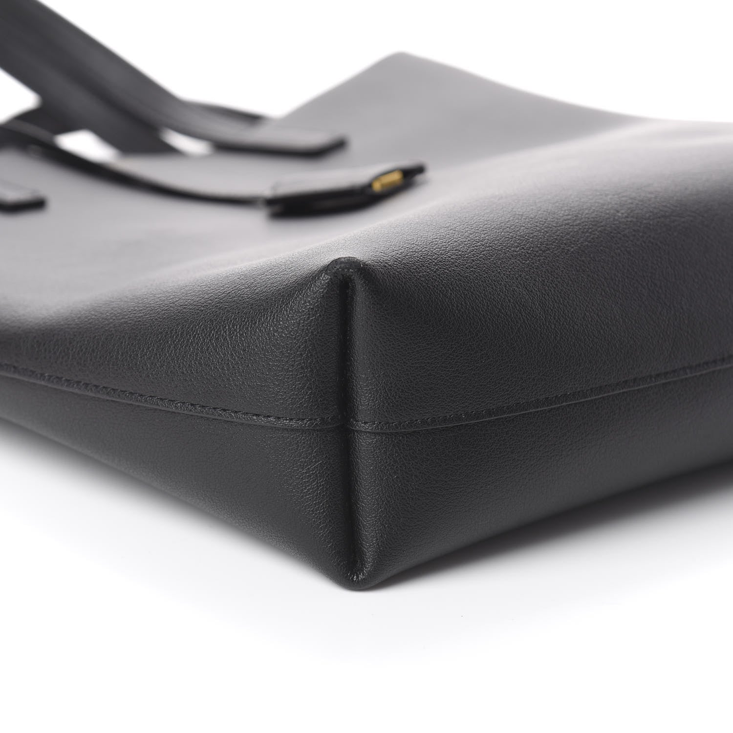 Saint Laurent Calfskin Toy Shopping Tote Black 7 of 7
