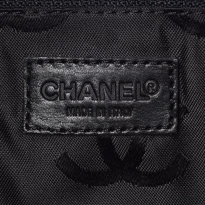 Chanel Calfskin Wild Stitch Duffel Bag Black 7 of 12