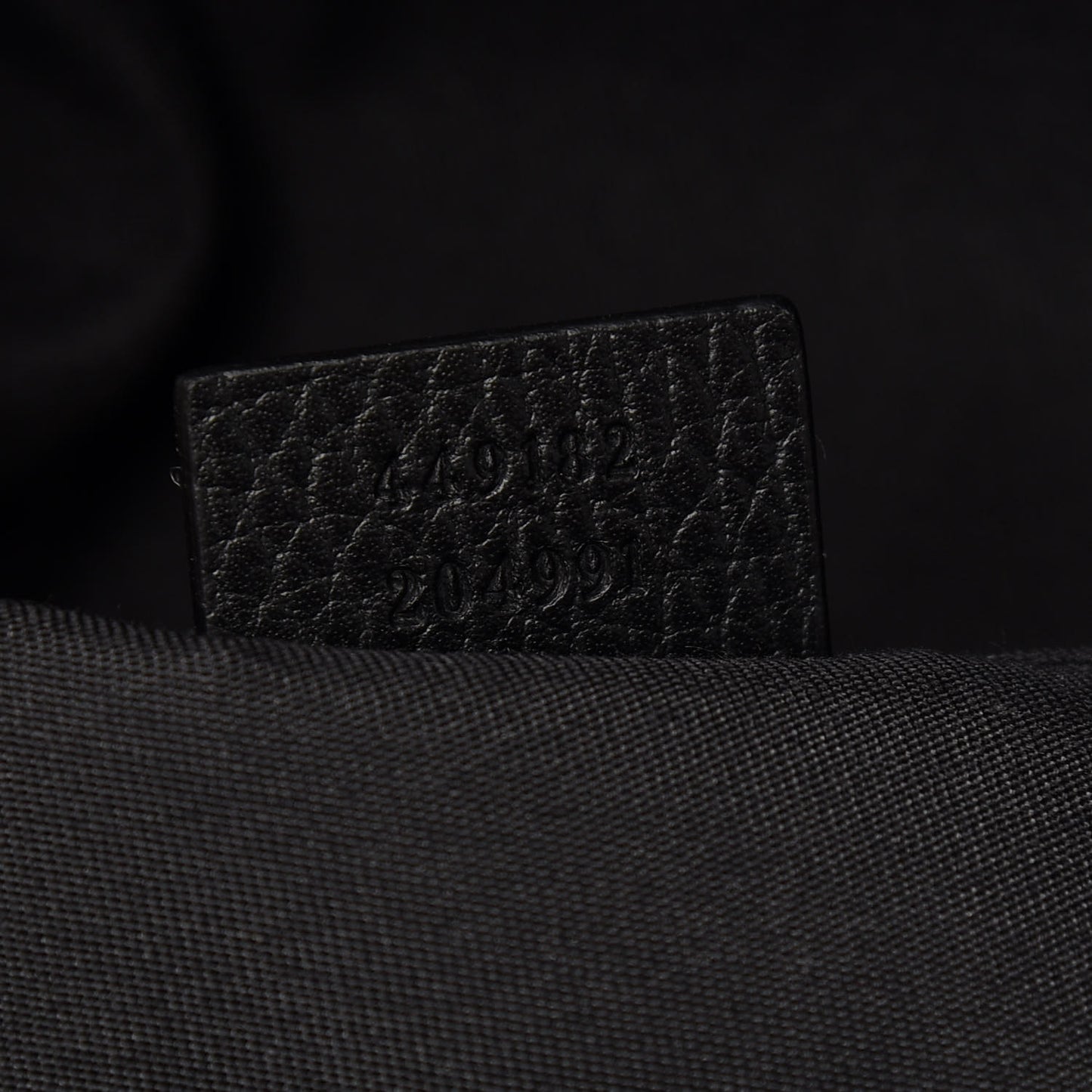 Nylon Monogram Fanny Pack Belt Bag Black