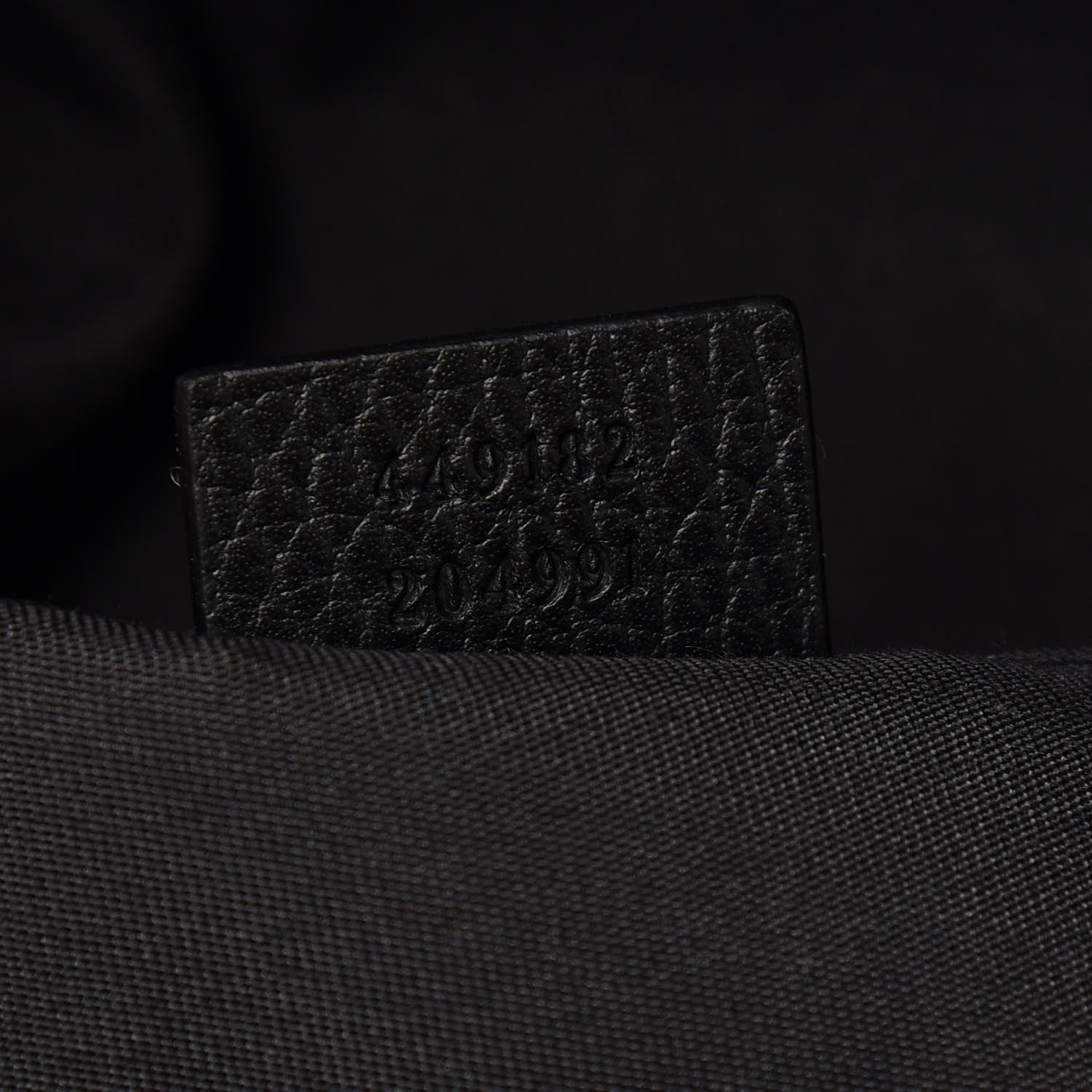 Gucci Nylon Monogram Fanny Pack Belt Bag Black 8 of 9