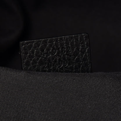 Gucci Nylon Monogram Fanny Pack Belt Bag Black 8 of 9