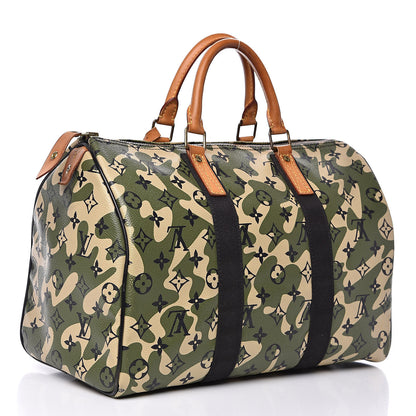 Louis Vuitton Monogramouflage Speedy 35 3 of 18