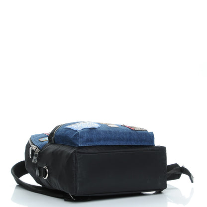 Dolce & Gabbana Denim Patched Volcano Backpack Black 4 of 7