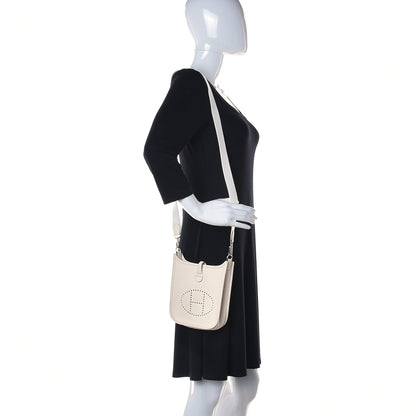 Hermes Taurillon Clemence Amazone Evelyne TPM Nata Craie 2 of 10