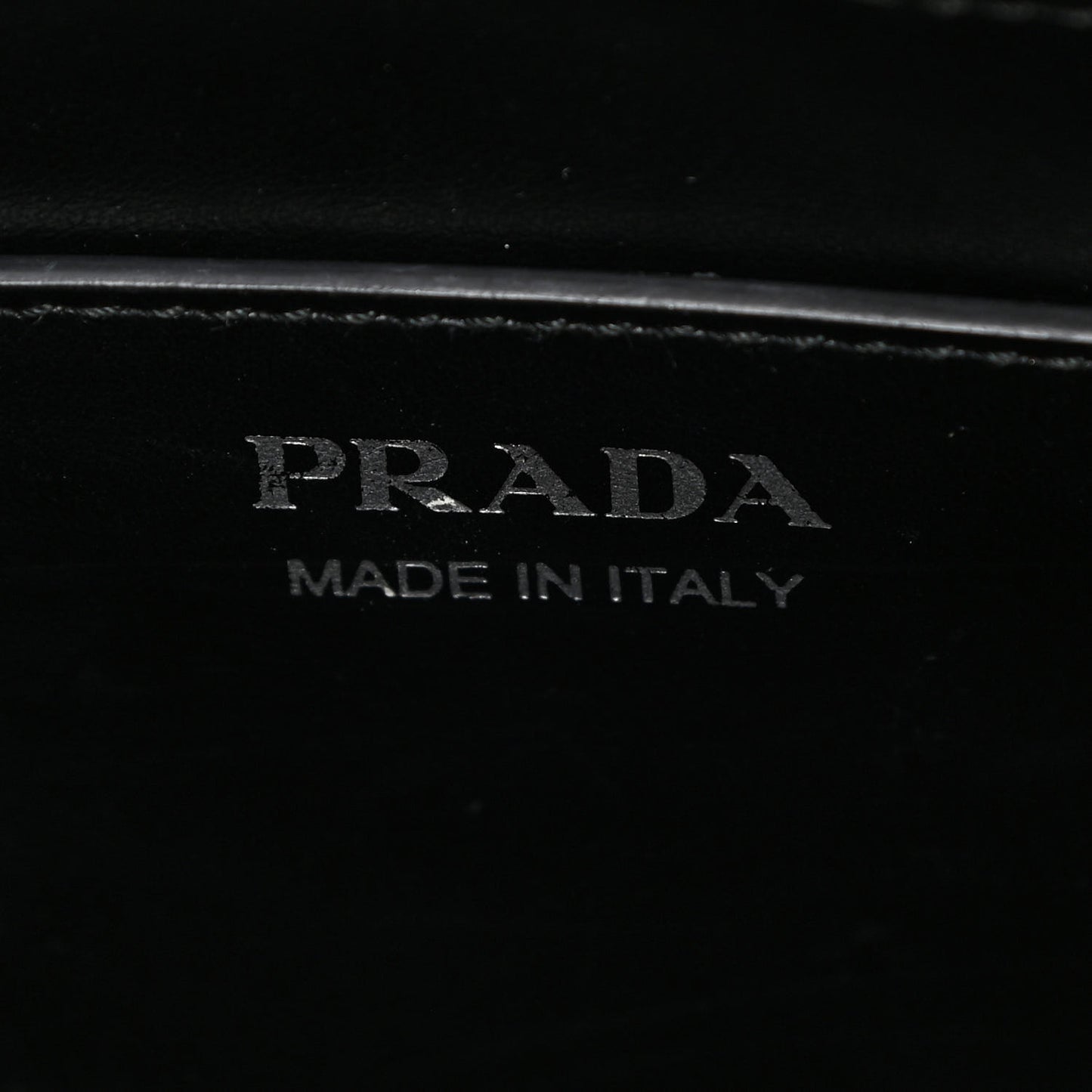 Soft Calfskin Impunture Diagramme Camera Bag Black