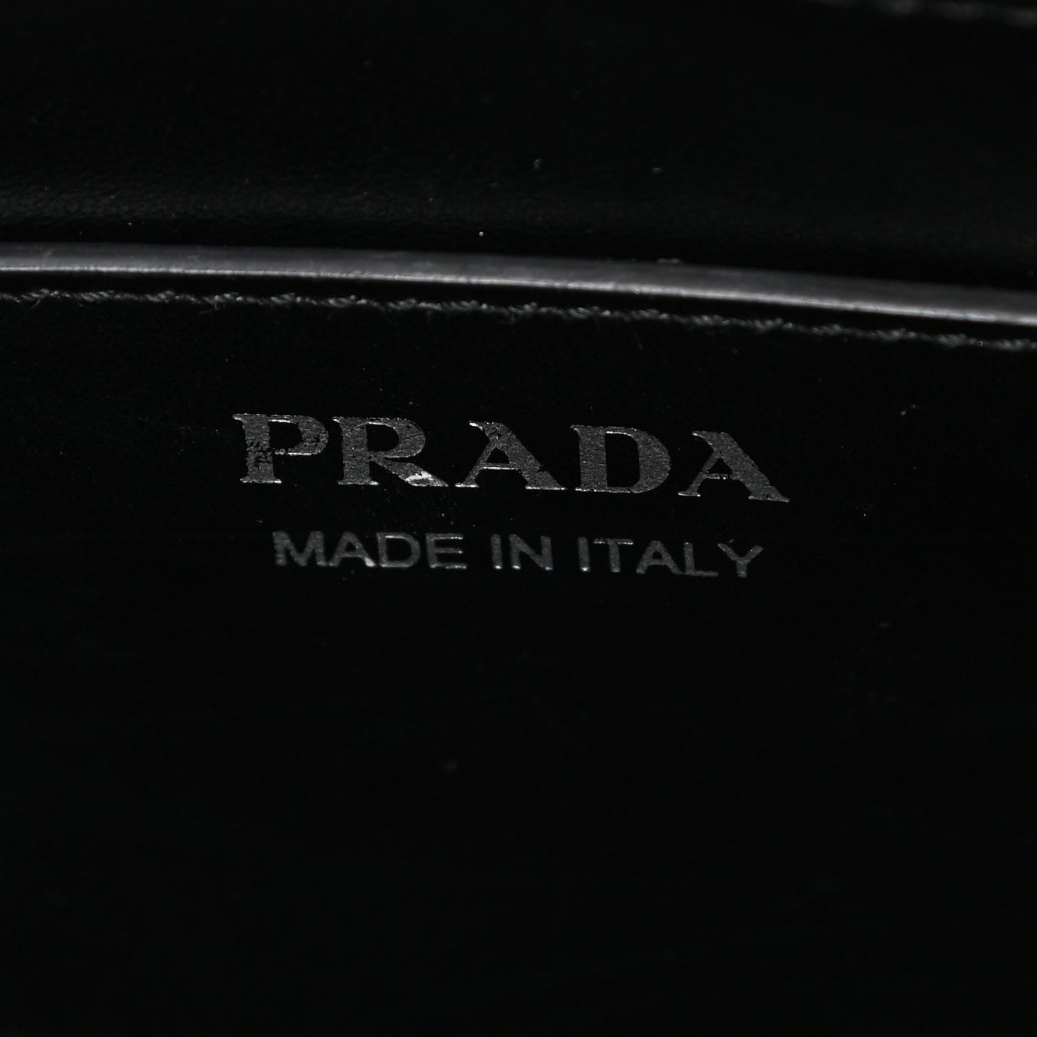Prada Soft Calfskin Impunture Diagramme Camera Bag Black 6 of 12