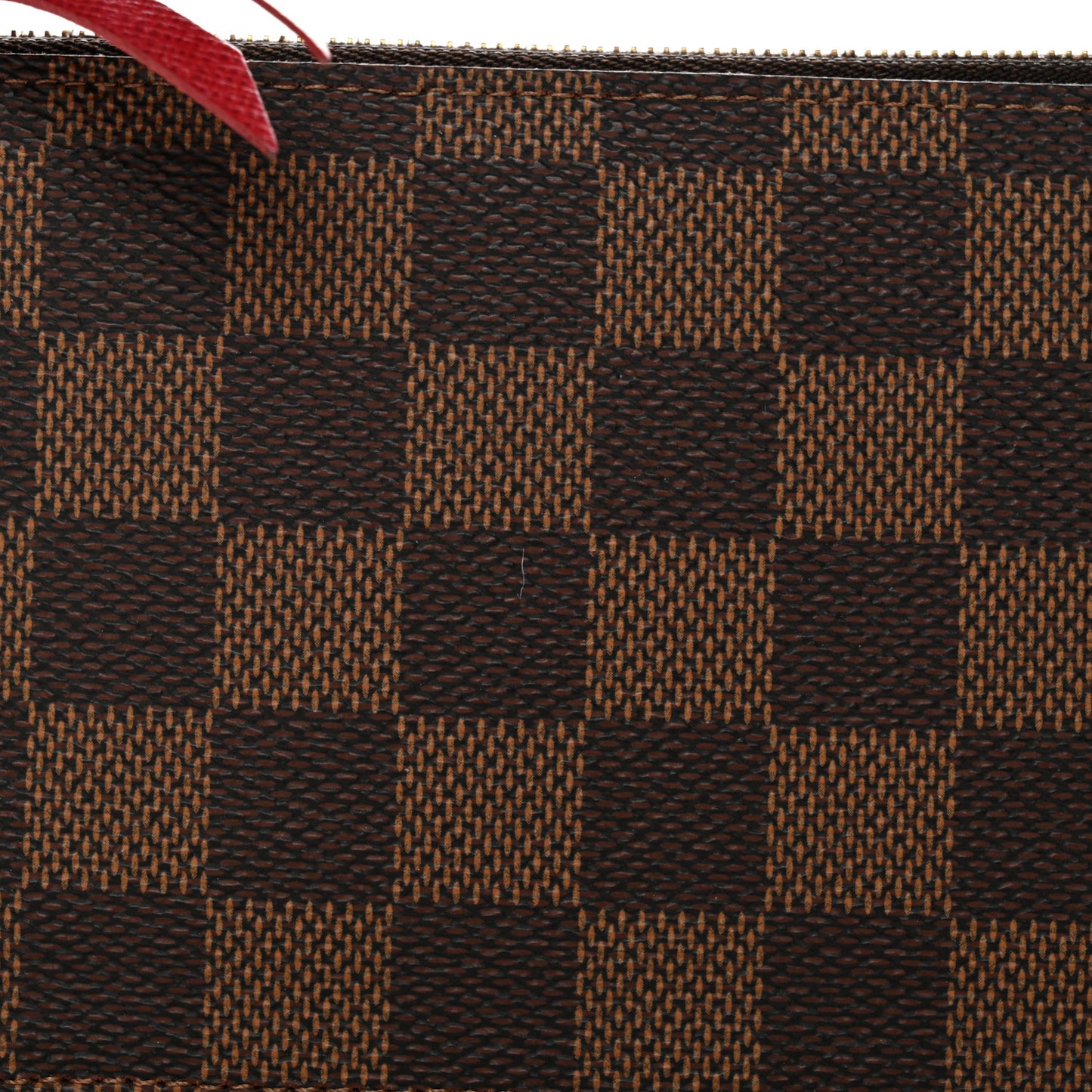 Damier Ebene Felicie Chain Wallet Zippered Insert