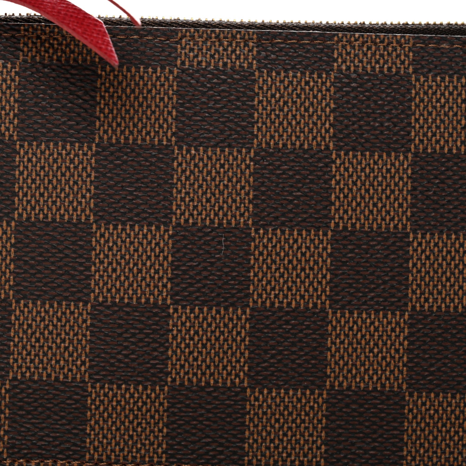 Louis Vuitton Damier Ebene Felicie Chain Wallet Zippered Insert 7 of 7