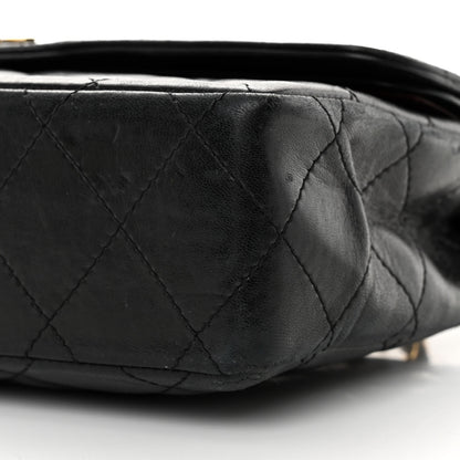 Chanel Lambskin Quilted Medium Single Flap Black 11 of 20