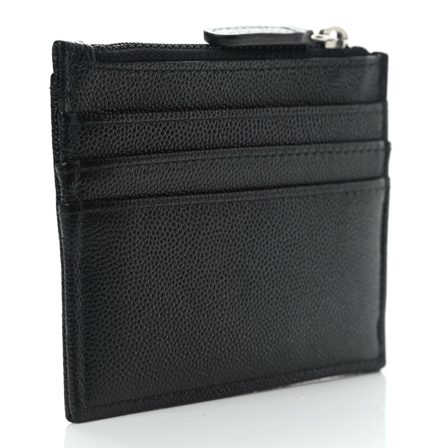 Caviar CC Zip Card Holder Black