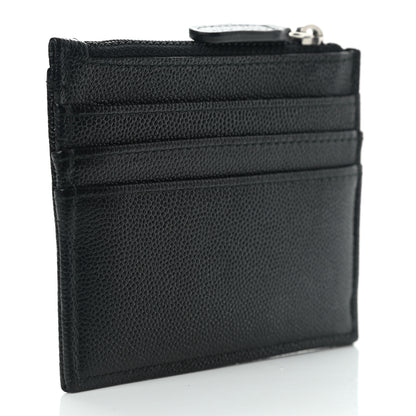 Chanel Caviar CC Zip Card Holder Black 3 of 8