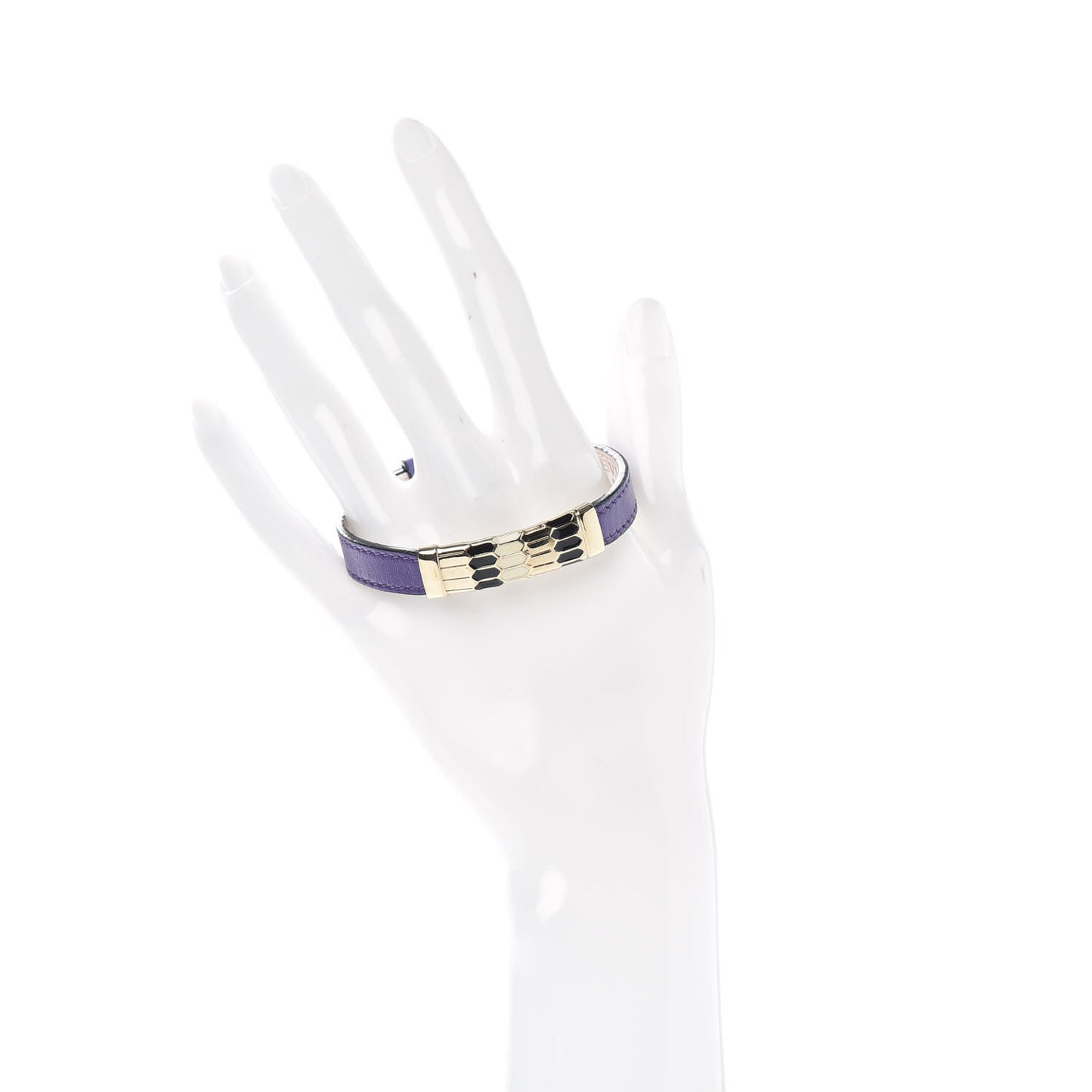 Calfskin Serpenti Bracelet Violet Amethyst