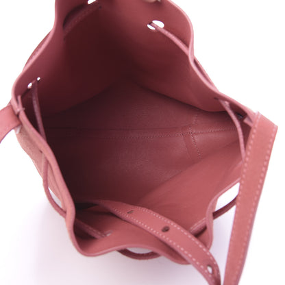 Mansur Gavriel Suede Mini Mini Bucket Bag Blush 4 of 15