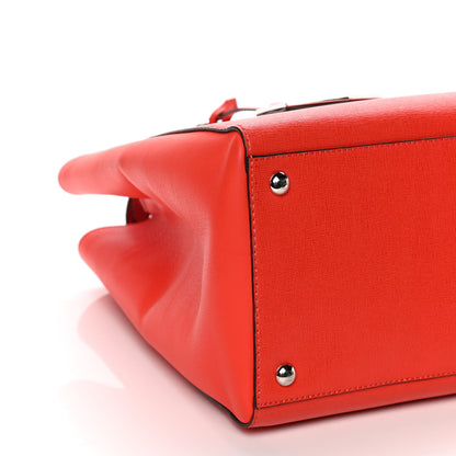 Fendi Vitello Elite Regular 2Jours Tote Papavero 10 of 11