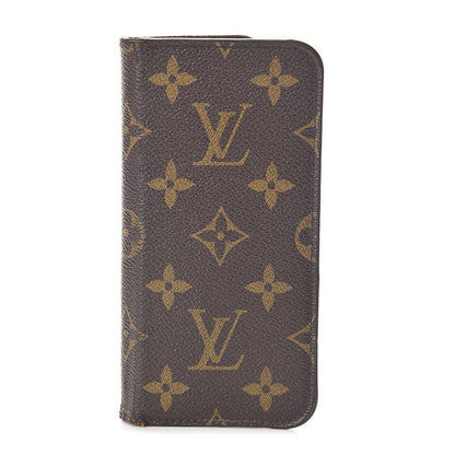 Louis Vuitton Monogram iPhone X Folio Case 1 of 6