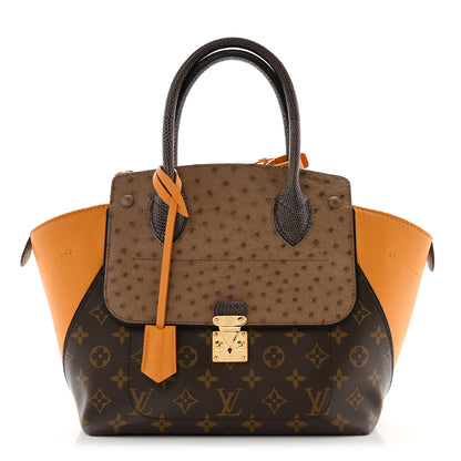 Louis Vuitton Monogram Ostrich Lizard Majestueux PM Yellow 1 of 10