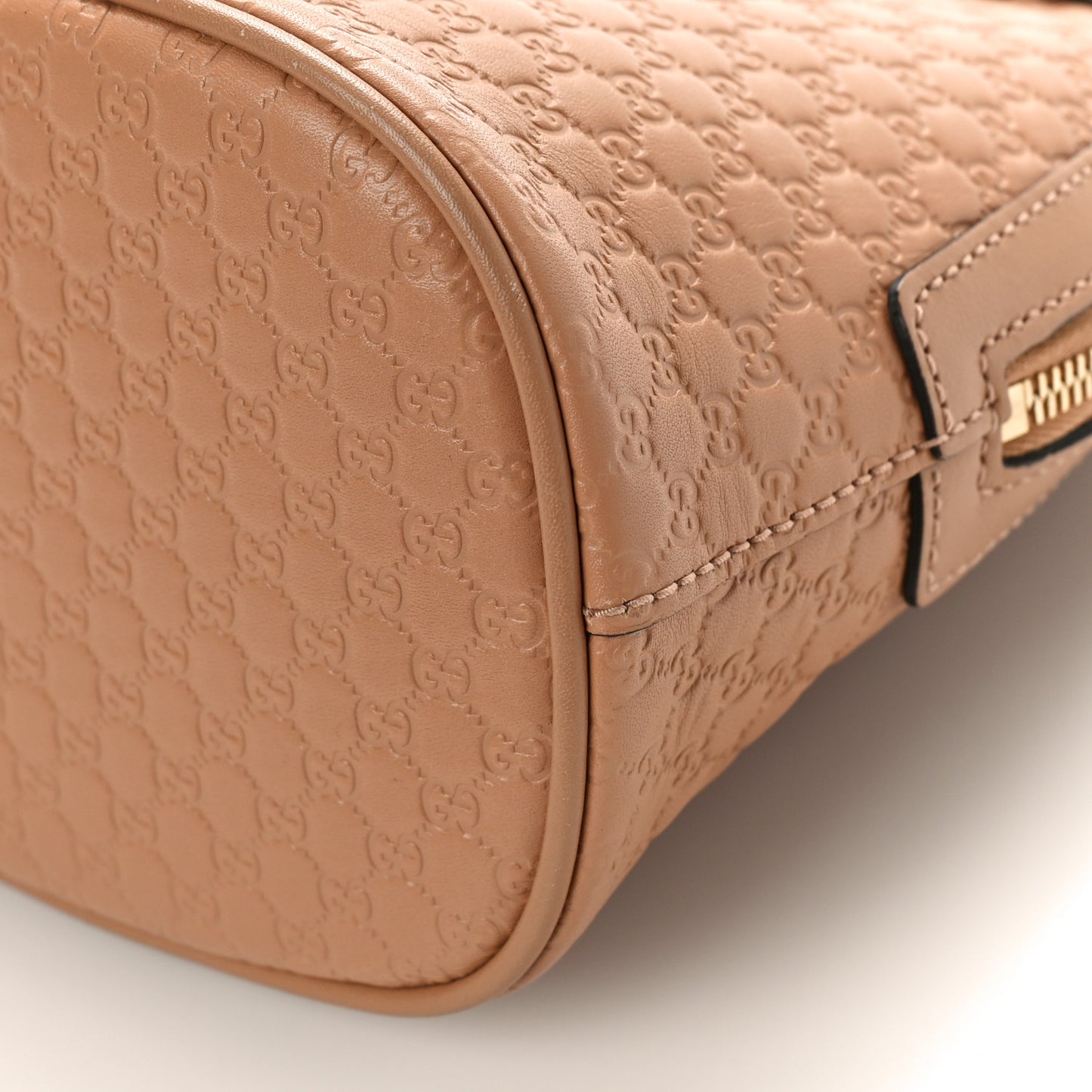 Soft Microguccissima Mini Dome Bag Camelia