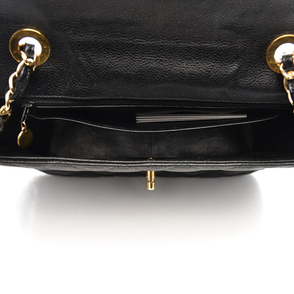 Chanel Caviar Quilted Medium Single Flap Black 5 of 14