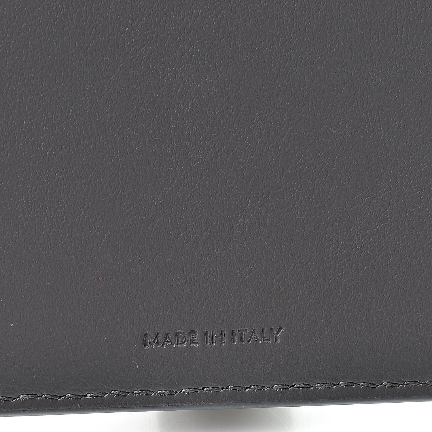 Celine Grained Calfskin Large Multifunction Strap Wallet Grey 7 of 9