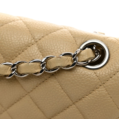 Chanel Caviar Quilted Mini Rectangular Flap Light Beige 12 of 13