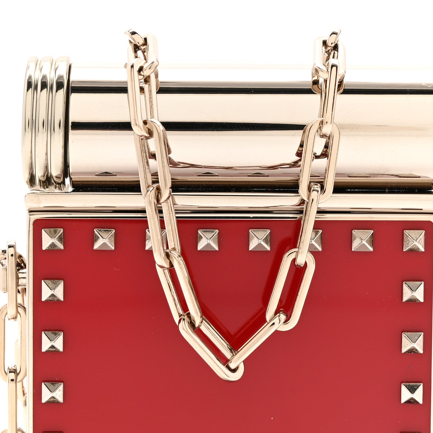 Valentino Garavani Rockstud Lipstick Holder Minaudiere Red 7 of 12