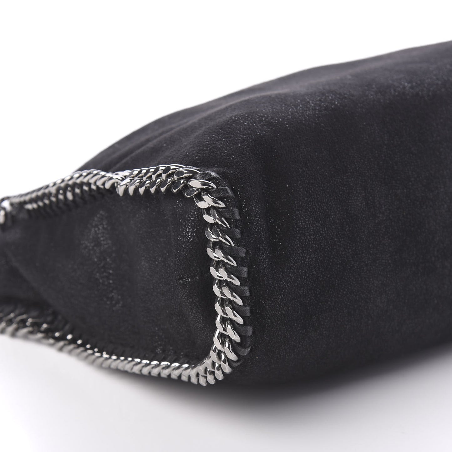 Shaggy Deer Falabella Fold Over Tote Black