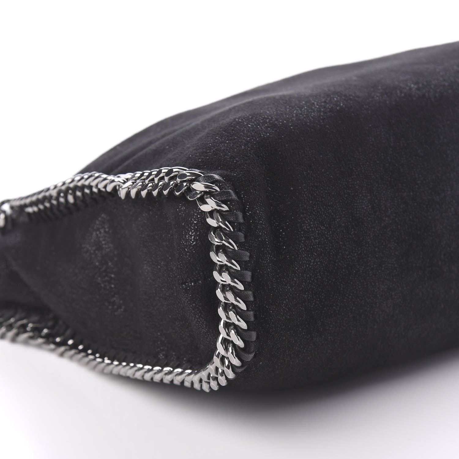 Stella McCartney Shaggy Deer Falabella Fold Over Tote Black 6 of 9