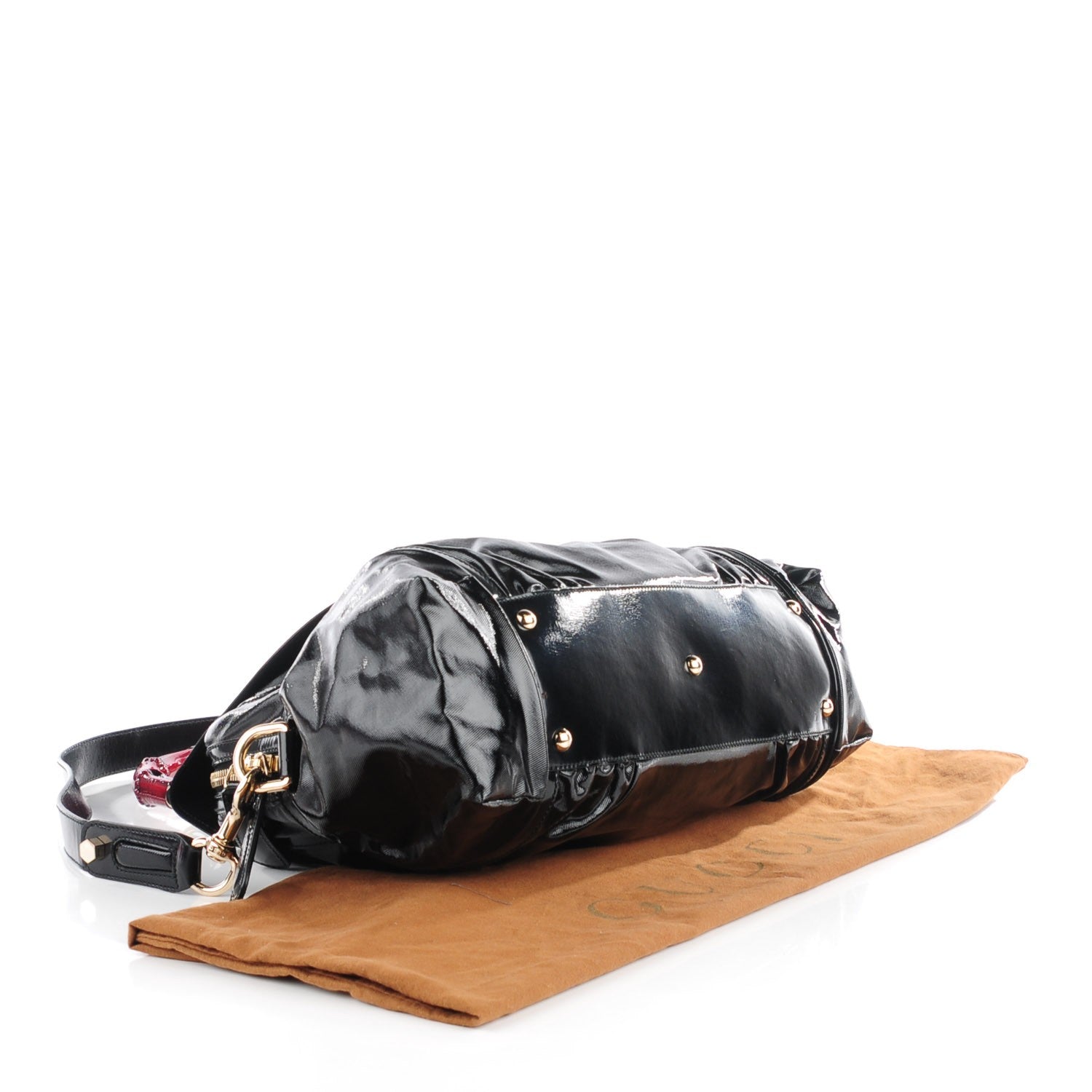 Gucci Dialux Pop Bamboo Handle Tote Black 4 of 16