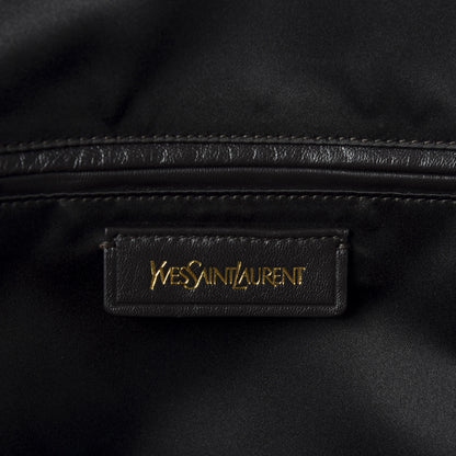 Saint Laurent Nubuck Crocodile Embossed Oversized Muse Brown 7 of 9