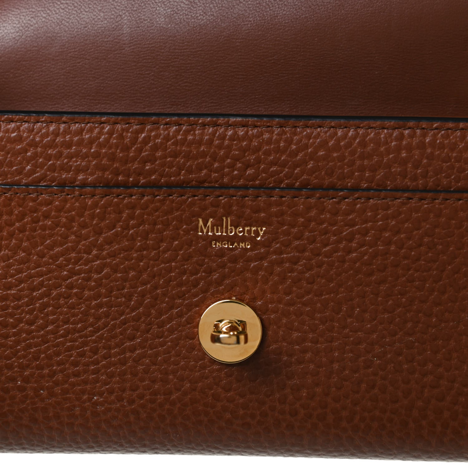 Mulberry Classic Grain Darley Wallet Oak 6 of 9