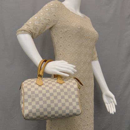 Louis Vuitton Damier Azur Speedy 25 2 of 7