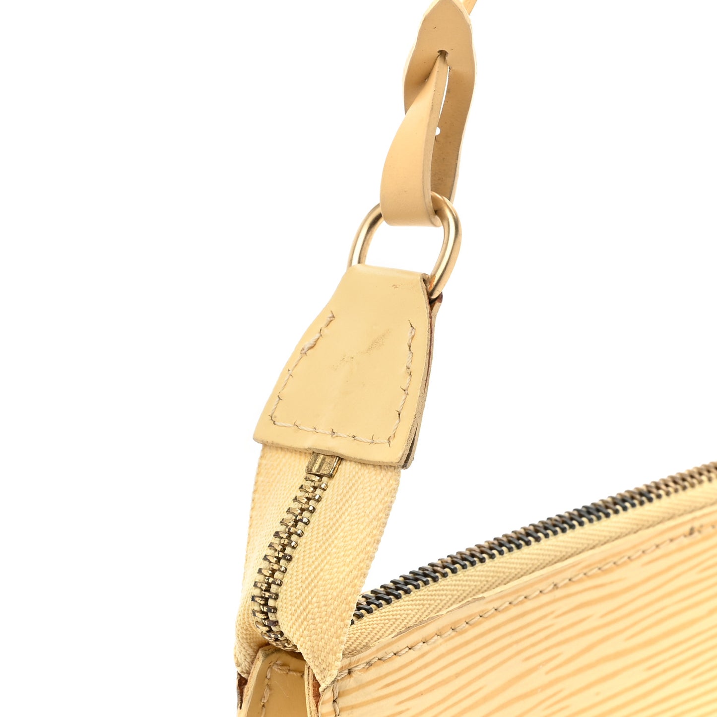 Epi Pochette Accessories 24 Vanilla