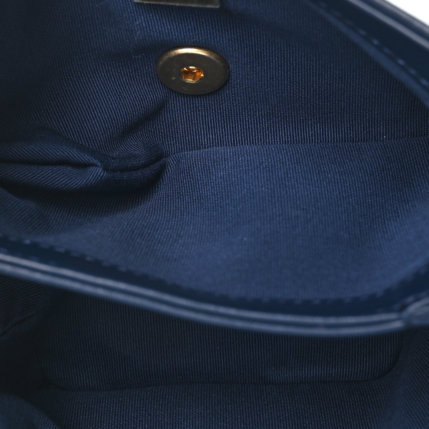 Chanel Calfskin Quilted Pearl Jewel Chain Flap Navy 6 of 11