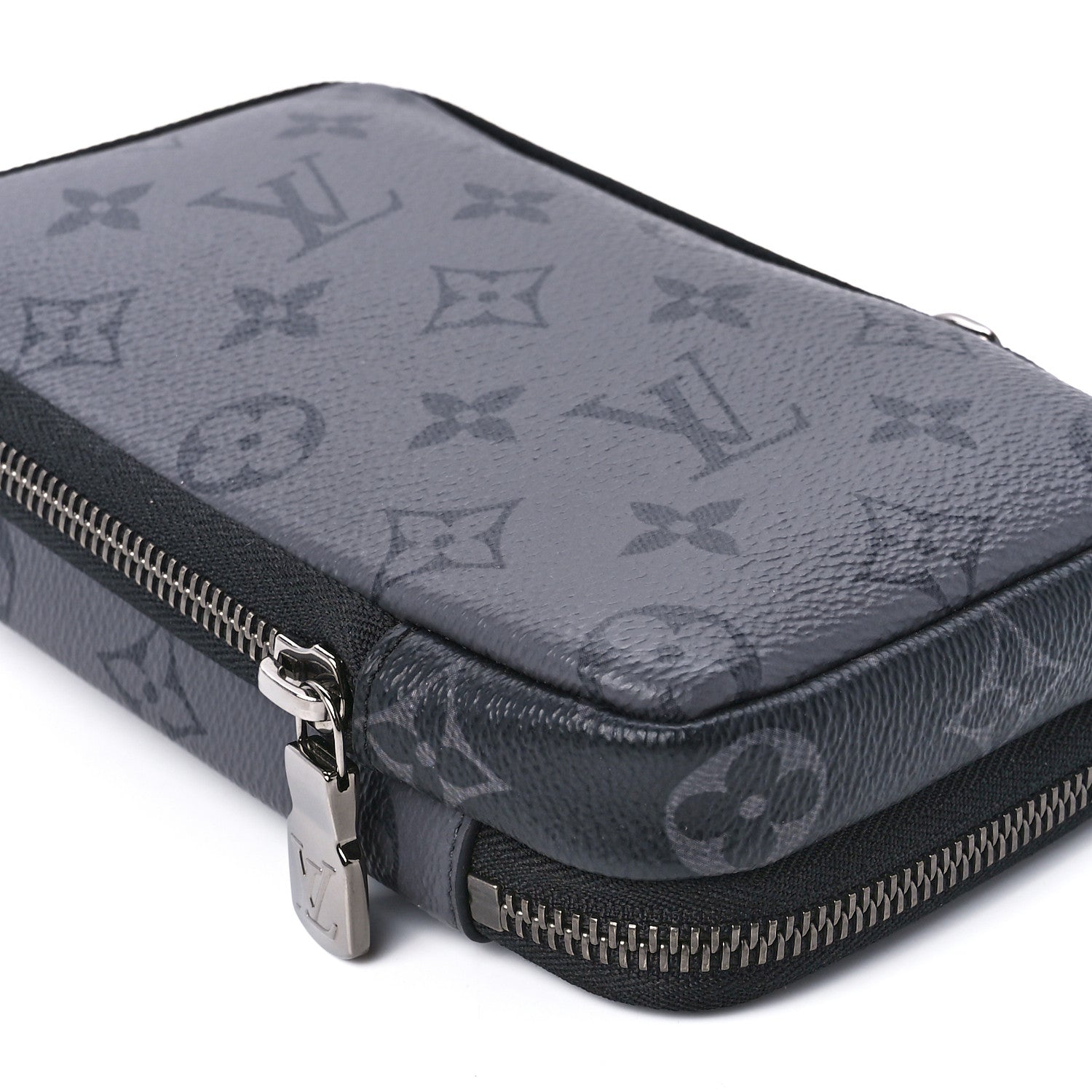 Louis Vuitton Monogram Eclipse Reverse Double Phone Pouch 11 of 13
