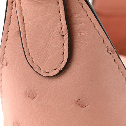 Gucci Snakeskin Ostrich Calfskin Small Jackie 1961 Hobo Pink Multicolor 13 of 15