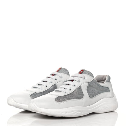 Prada Mesh Neoprene America’s Cup Sneakers 40 White 3 of 7