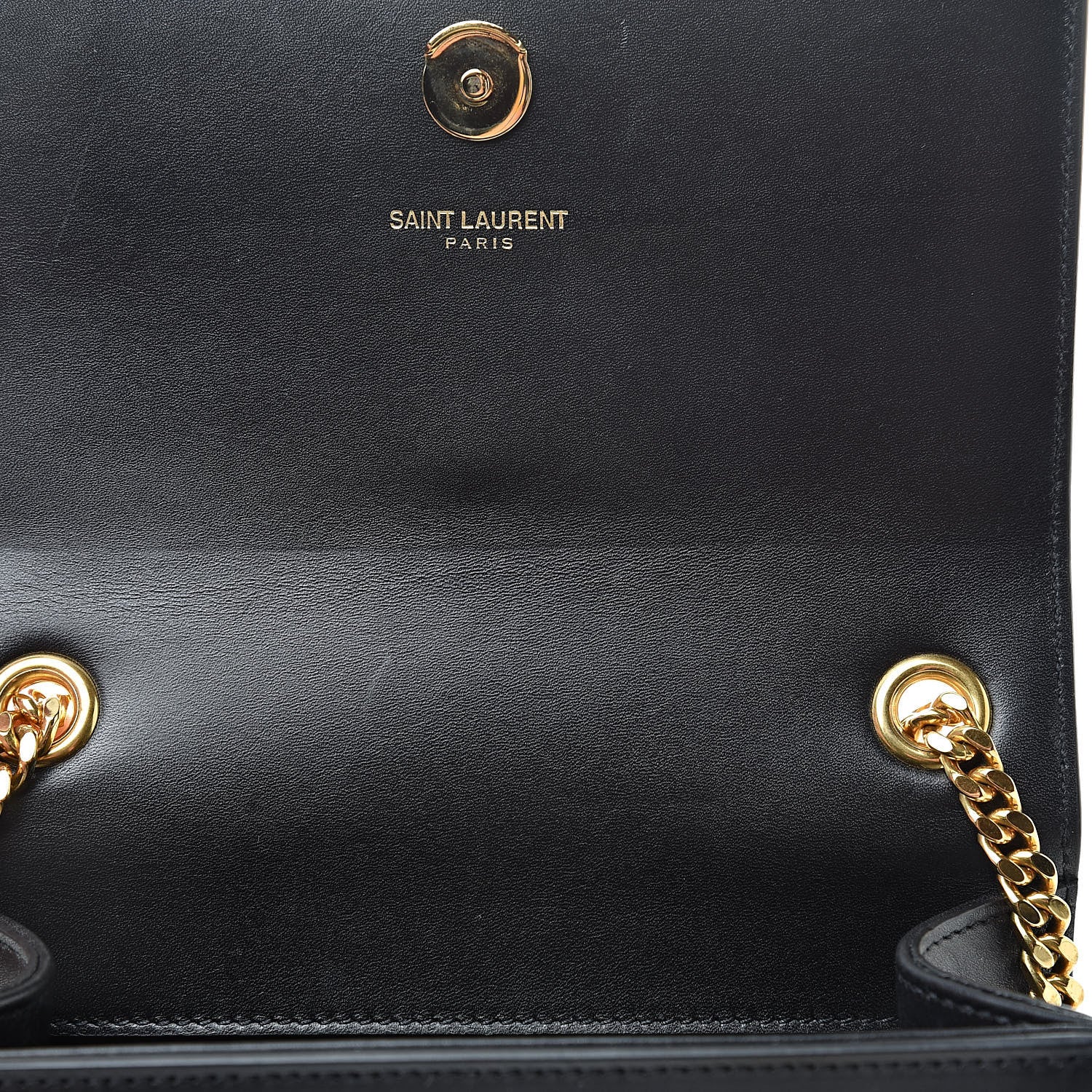 Saint Laurent Calfskin Small Classic Monogram Kate Tassel Satchel Black 10 of 12