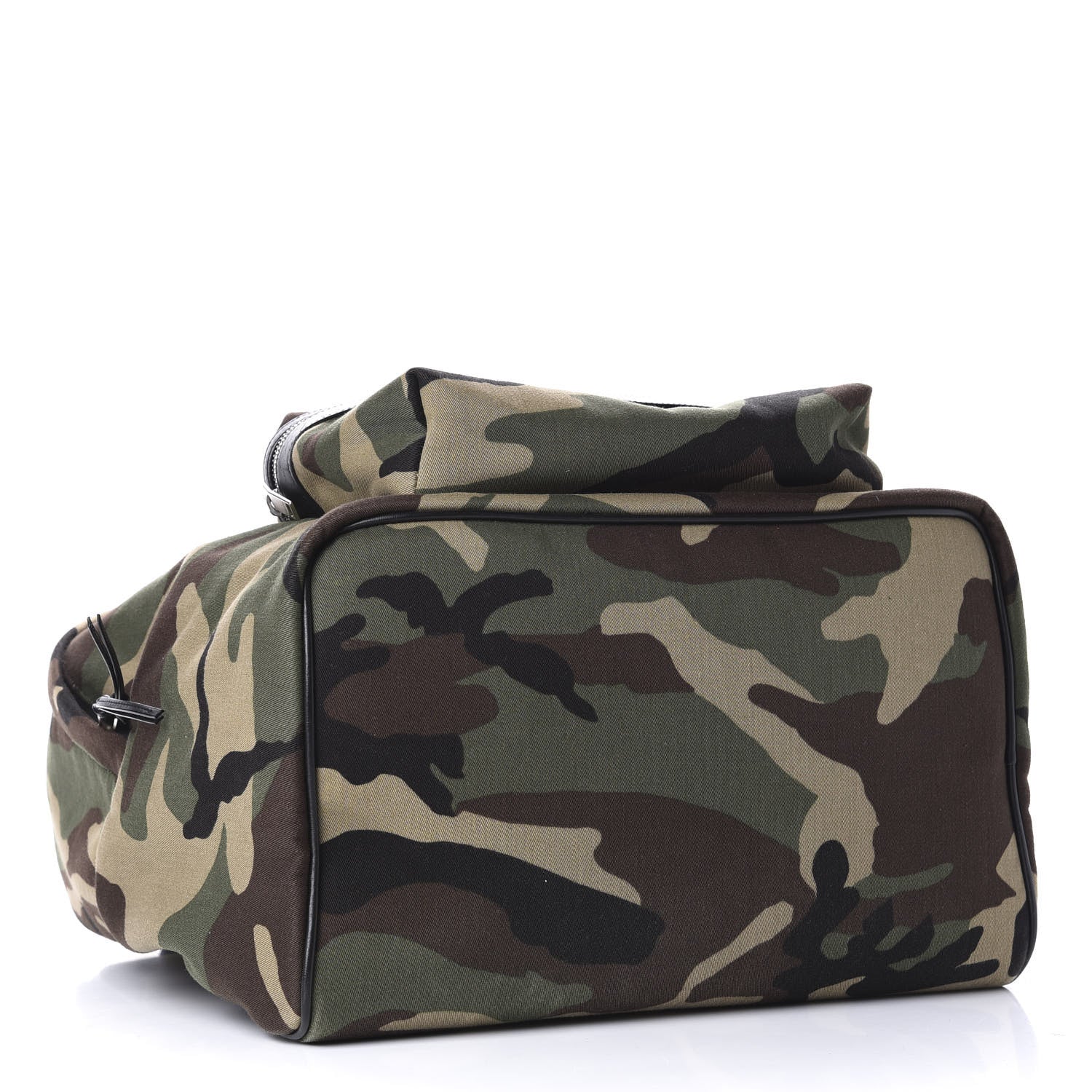 Saint Laurent Canvas Giant City Sweet Dreams Shark Backpack Camo 3 of 11