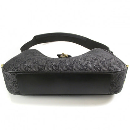 Gucci Denim Monogram Shoulder Bag 5 of 10