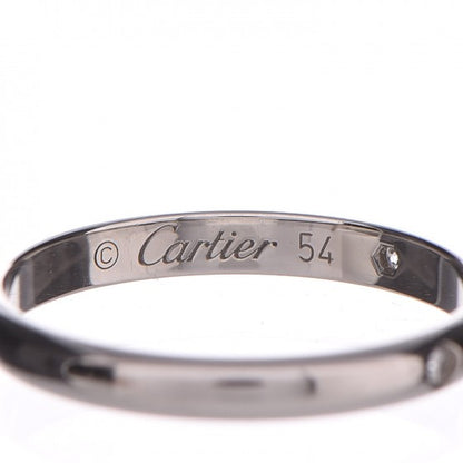 Cartier Platinum Diamond 2.6mm 1895 Wedding Band Ring 54, 6.75 5 of 5