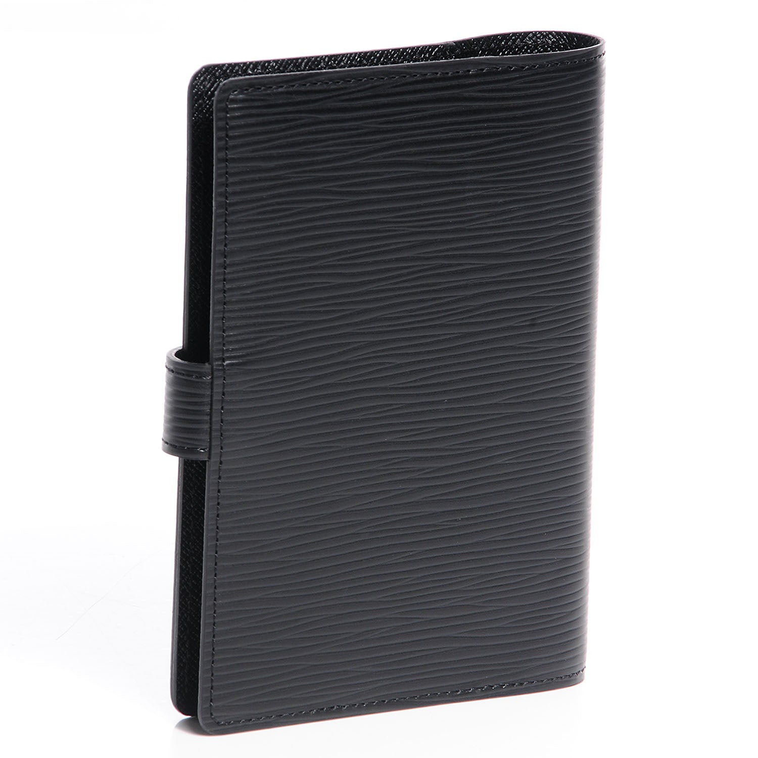 Louis Vuitton Epi Small Ring Agenda Cover Black 3 of 7