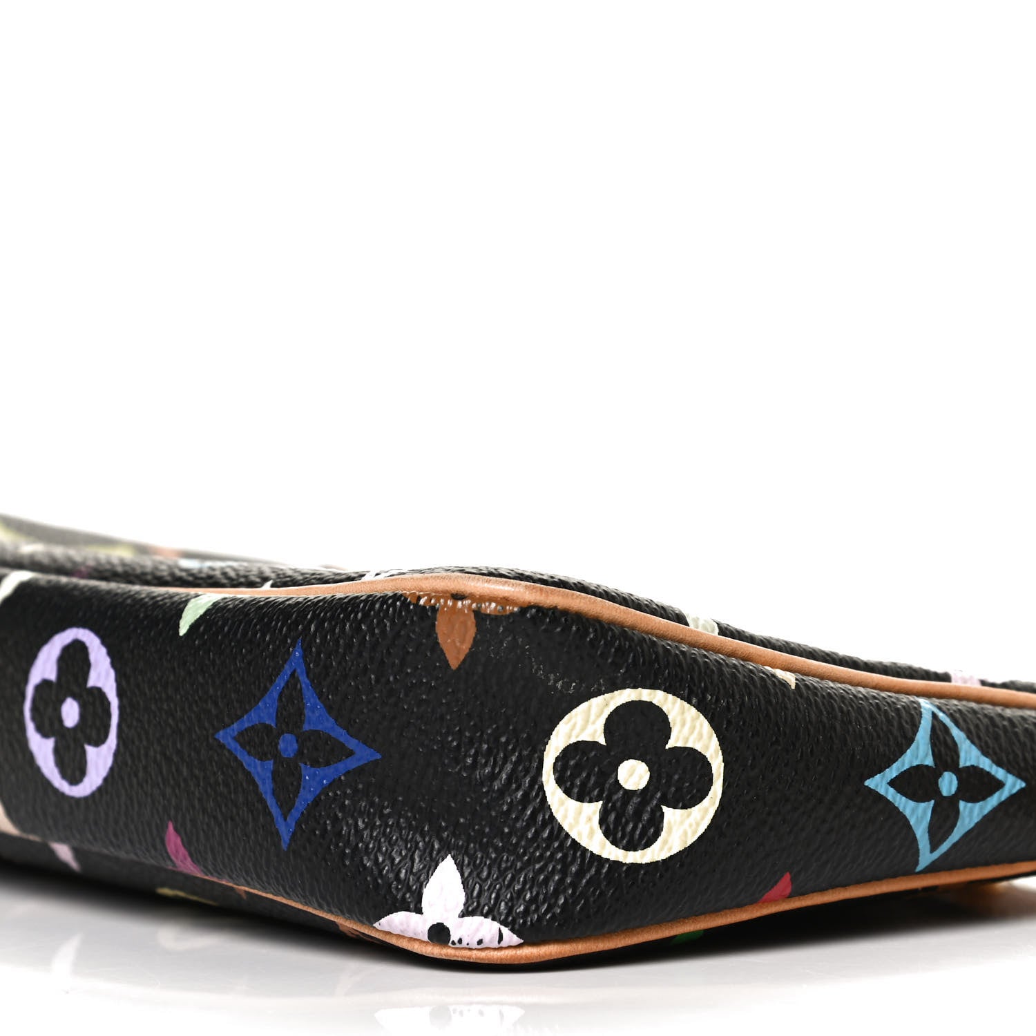 Louis Vuitton Monogram Multicolor Pochette Accessories Black 9 of 11