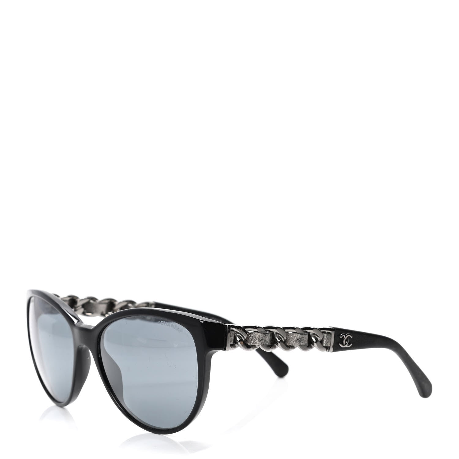 Chanel CC Chain Sunglasses 5215Q Black 1 of 6