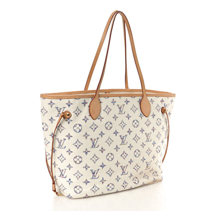Louis Vuitton Monogram Jacquard Neverfull MM Multicolor Beige 4 of 11