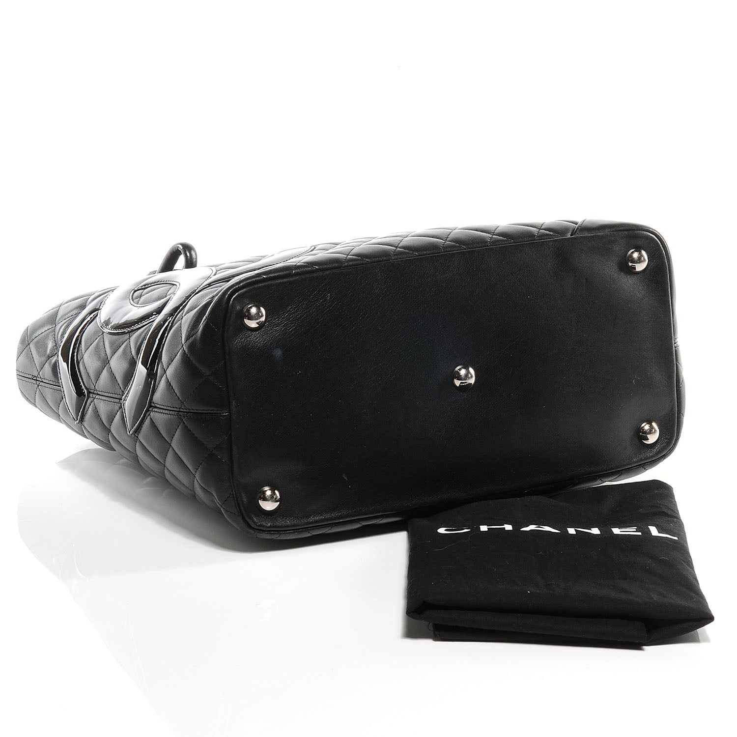 Chanel Calfskin Quilted Large Cambon Tote Black 5 of 8