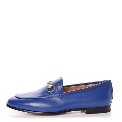 Gucci Malaga Kid Womens Jordaan Loafers 36 Electric Blue 1 of 8