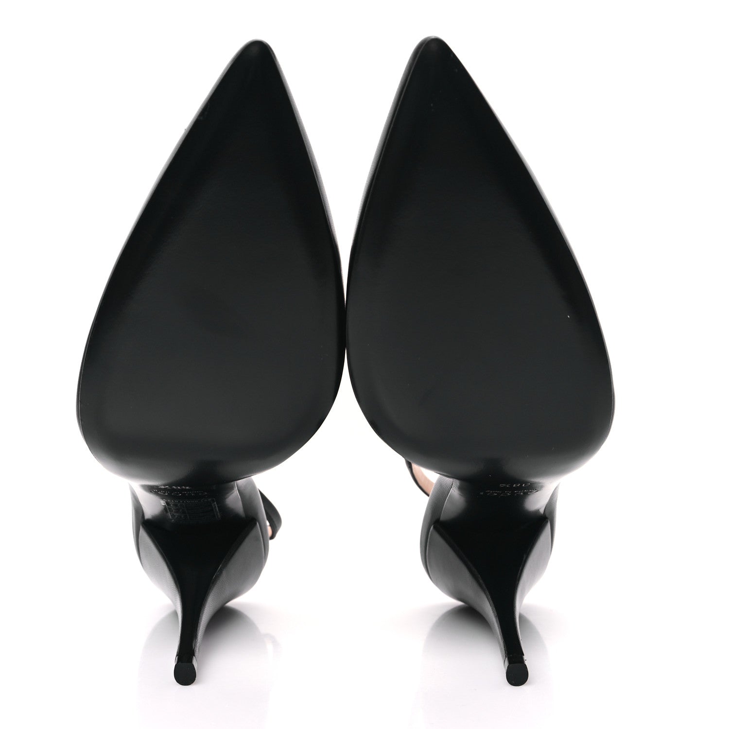 Gucci Malaga Kid Horsebit Erin 105mm Slingback Pumps 38.5 Black 5 of 9